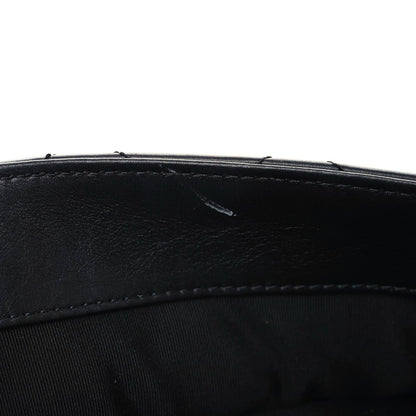 Chanel Crumpled Calfskin Quilted Large Chain All Over Flap Bag Black 13 of 15