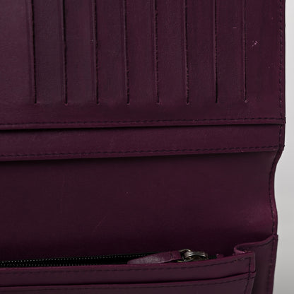 Chanel Patent Coco Cabas Yen Wallet Purple 9 of 11