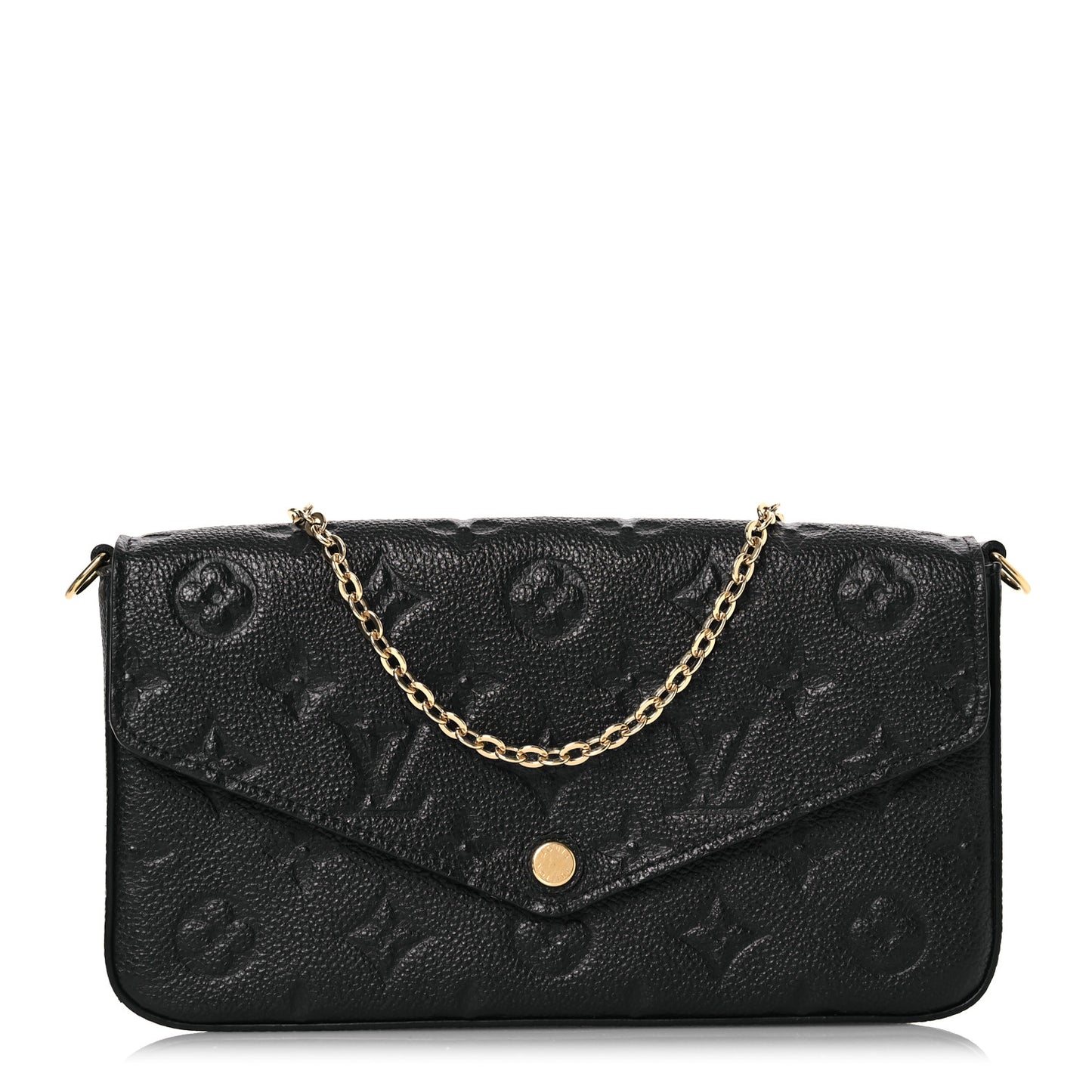 Empreinte Pochette Felicie Chain Wallet Black