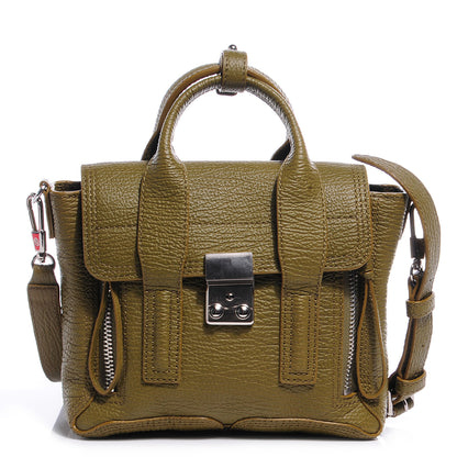 3.1 Phillip Lim 3.1 Mini Pashli Satchel Olive 1 of 9
