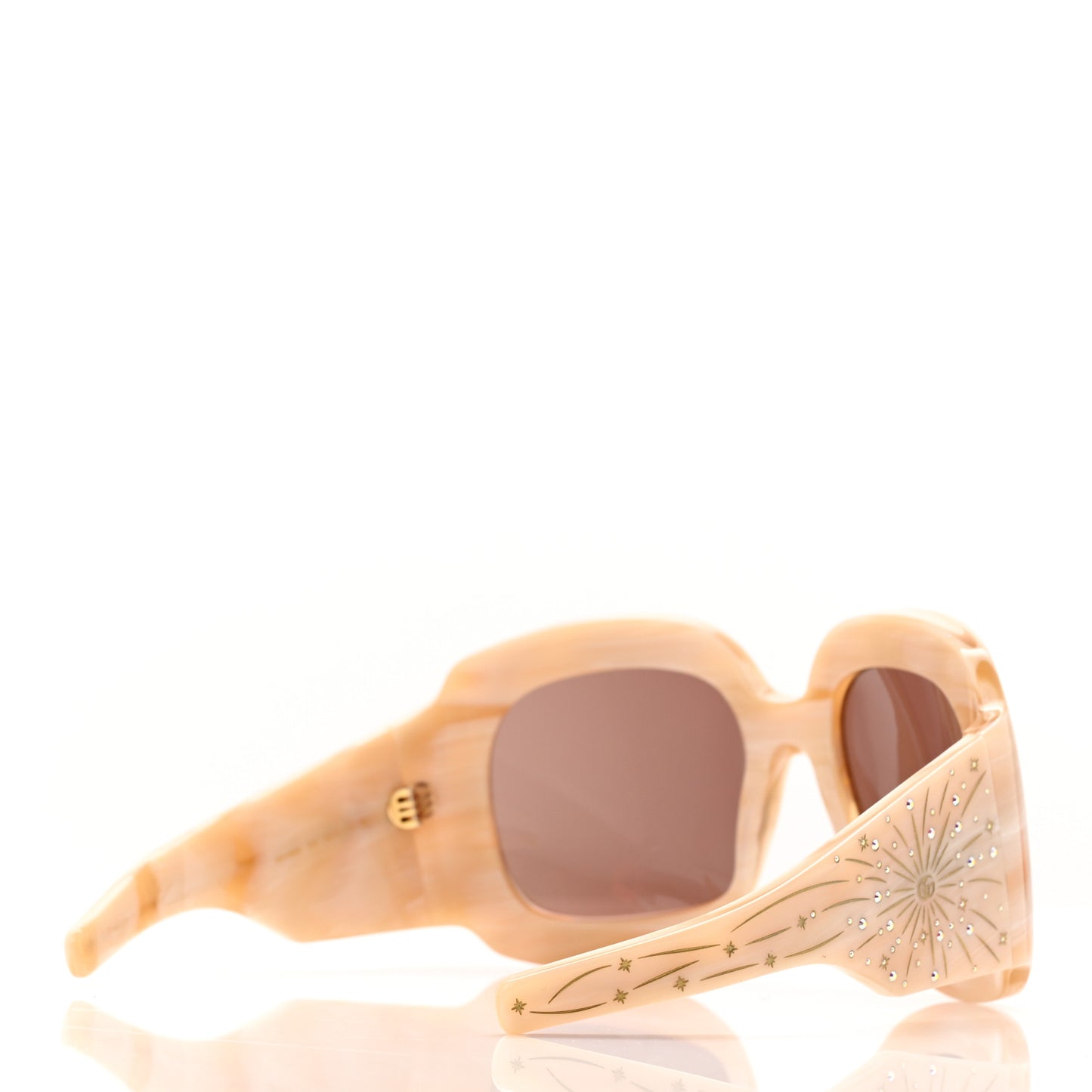 Oversize Hollywood Forever Sunglasses GG1093S White