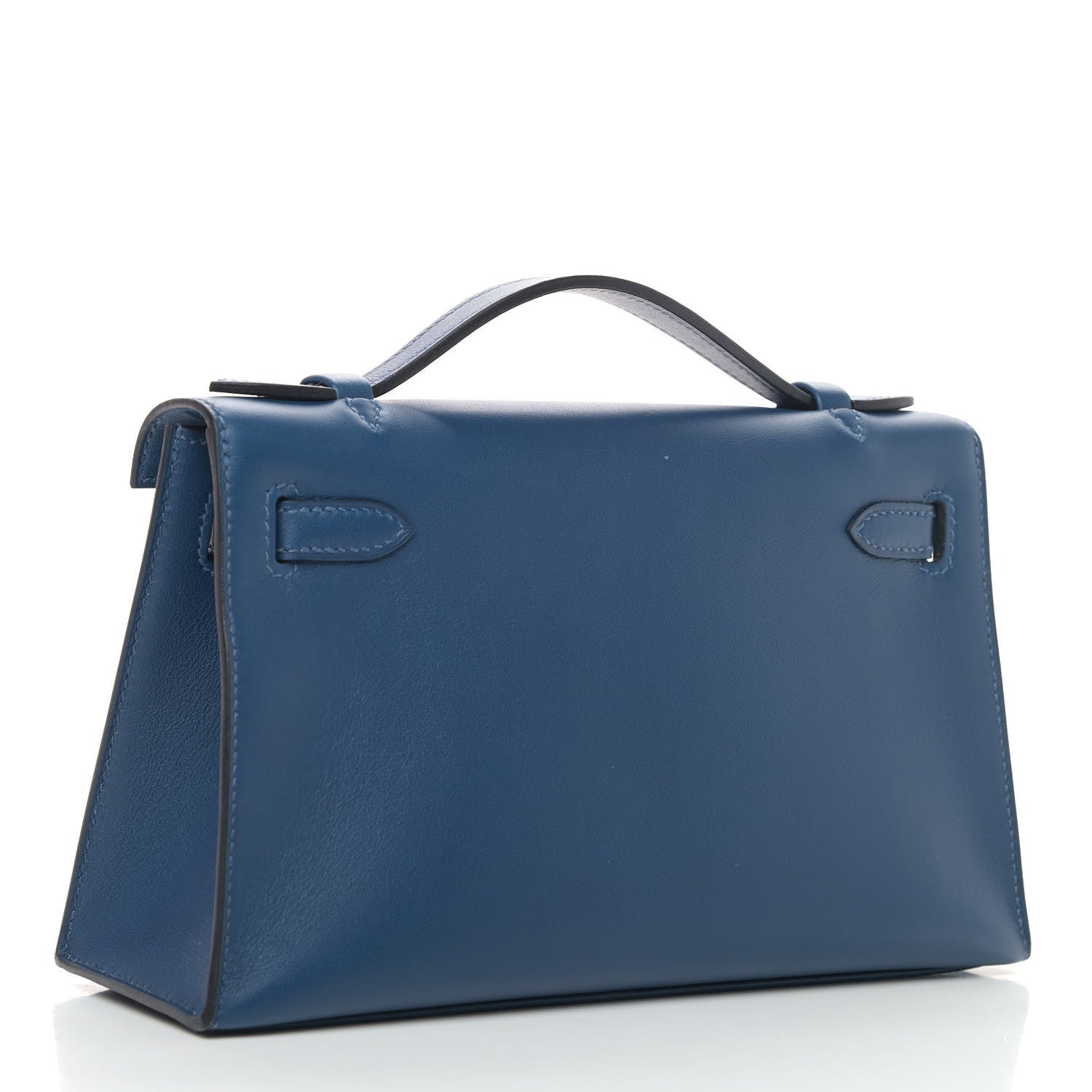 Hermes Swift Kelly Pochette Clutch Deep Bleu 3 of 9