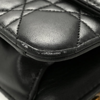 Christian Dior Lambskin Cannage Miss Dior Promenade Pouch Black 13 of 15