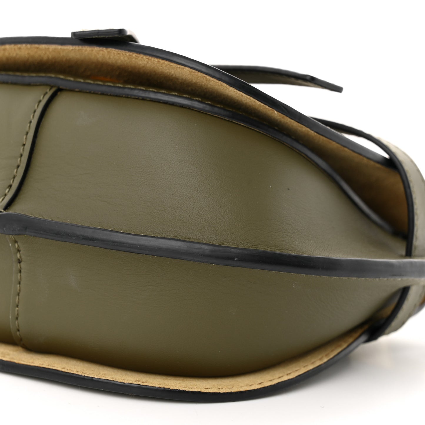 Calfskin Jacquard Mini Gate Dual Bag Autumn Green