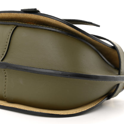 Loewe Calfskin Jacquard Mini Gate Dual Bag Autumn Green 10 of 10