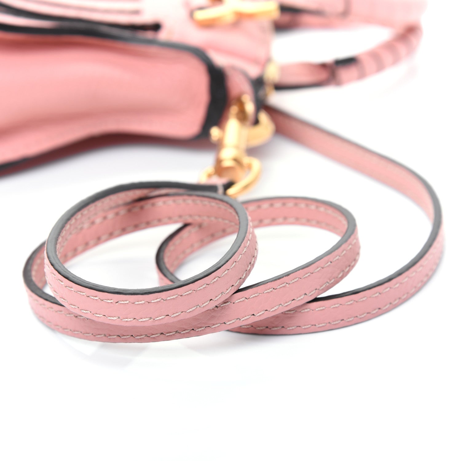 Chloe Calfskin Mini Marcie Satchel Fallow Pink 12 of 12