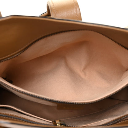 Gucci New Sakai Calfskin Lux Web Medium Dahlia Top Handle Shoulder Bag Quarz Beige 4 of 14
