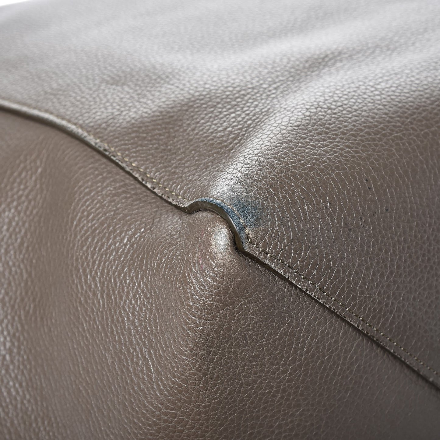 Soft Grained Calfskin Small Belt Cabas Phantom Taupe