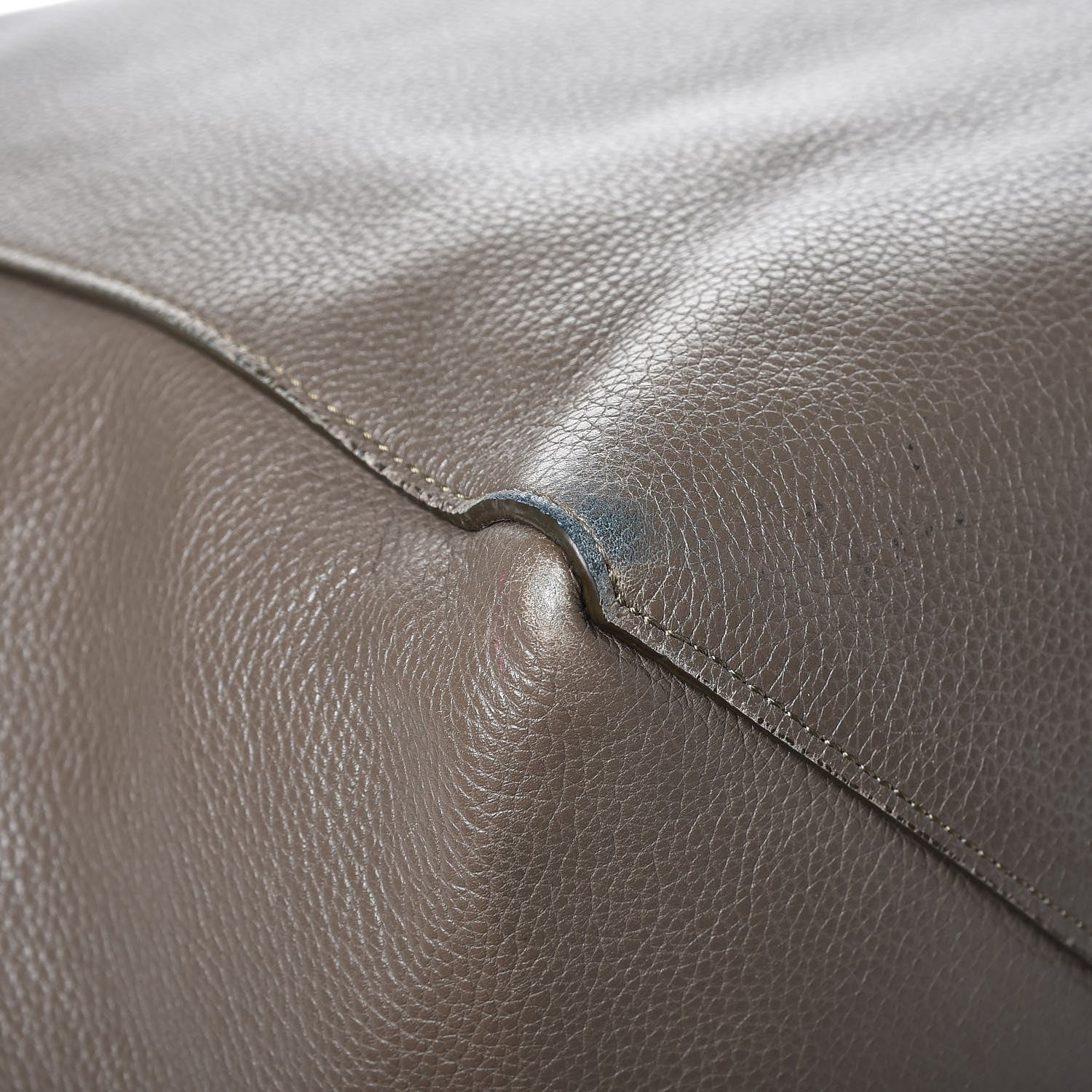 Celine Soft Grained Calfskin Small Belt Cabas Phantom Taupe 10 of 11