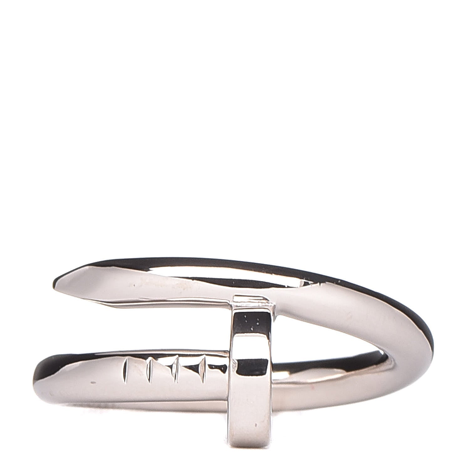 Cartier 18K White Gold Juste Un Clou Ring 52 6 1 of 5