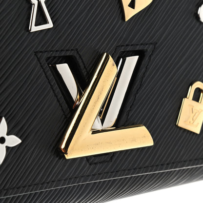 Louis Vuitton Epi Love Lock Twist Chain Wallet Black 10 of 10