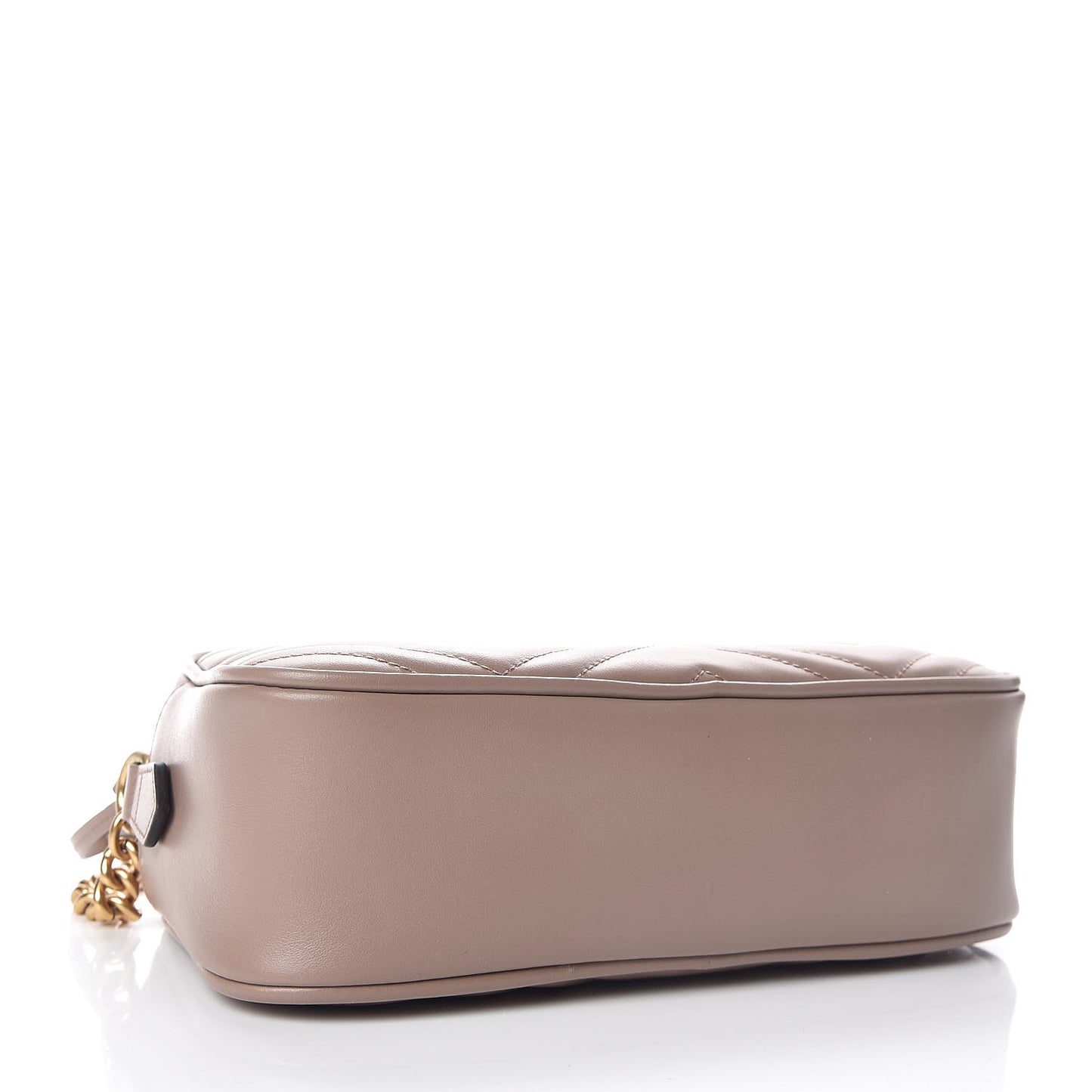 Calfskin Matelasse Small GG Marmont Chain Shoulder Bag Porcelain Rose