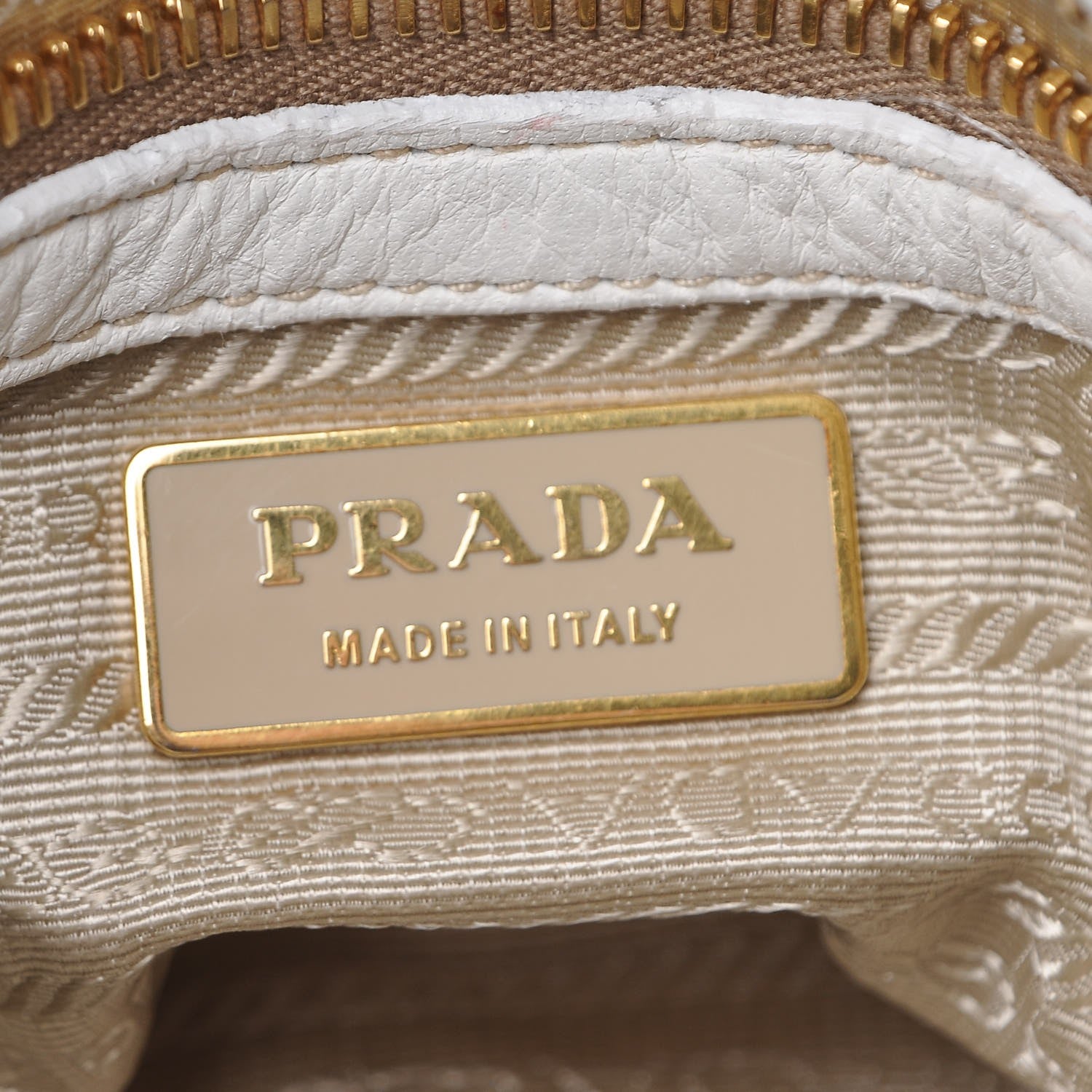 Prada Tessuto Nylon Gaufre Shopping Satchel White 7 of 16