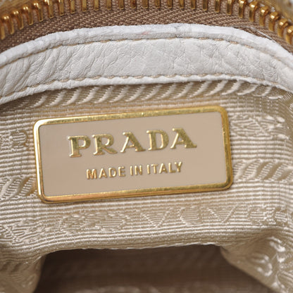 Prada Tessuto Nylon Gaufre Shopping Satchel White 7 of 16