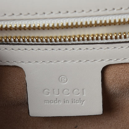 Gucci Calfskin Small Sylvie Shoulder Bag Off White 6 of 9