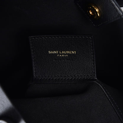 Saint Laurent Calfskin Medium Shopping Tote Black 6 of 9