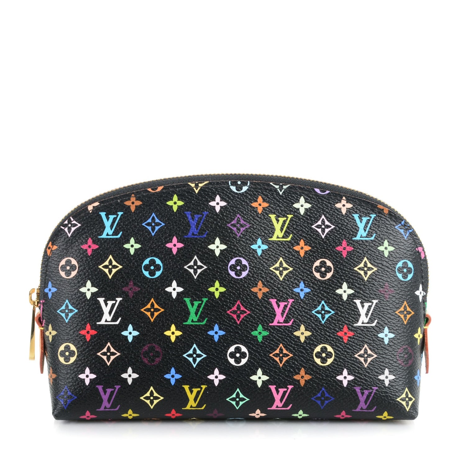 Monogram Multicolor Cosmetic Pouch Black Grenade