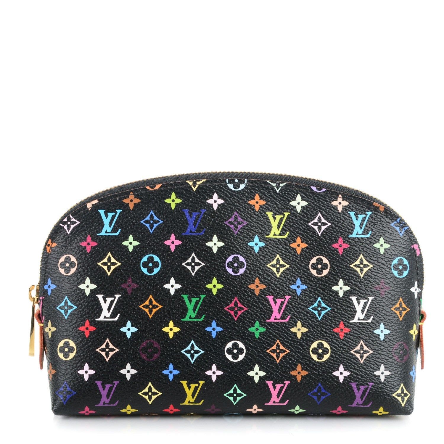 Louis Vuitton Monogram Multicolor Cosmetic Pouch Black Grenade 1 of 7