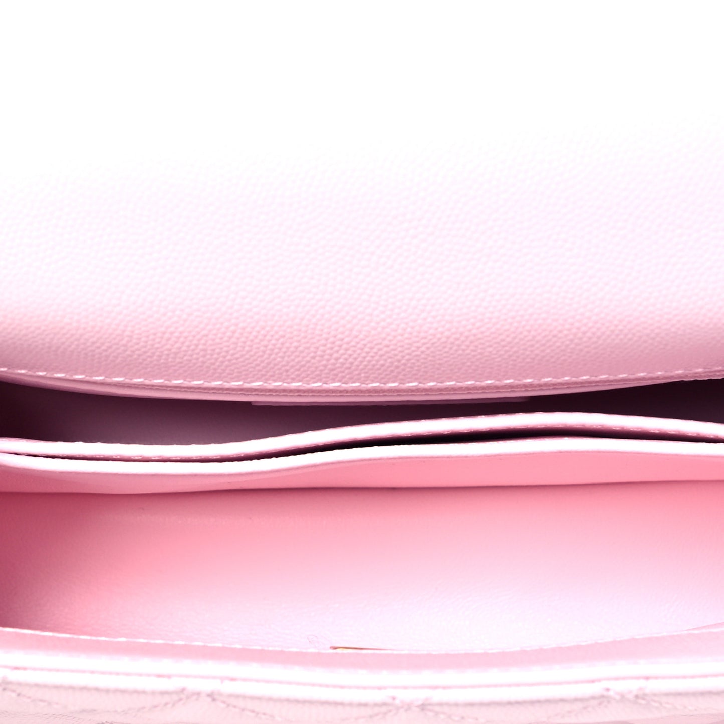 Caviar Quilted Mini Coco Handle Flap Pink