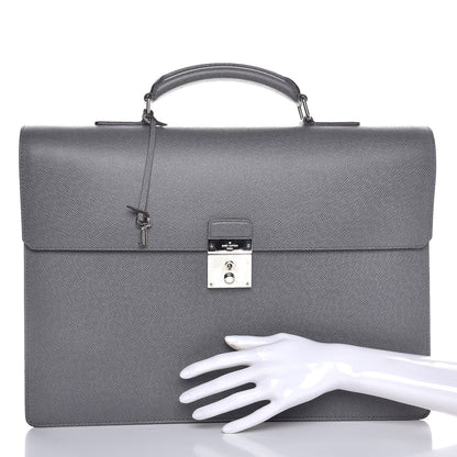 Louis Vuitton Taiga Neo Robusto 2 Compartment Briefcase Glacier 3 of 7