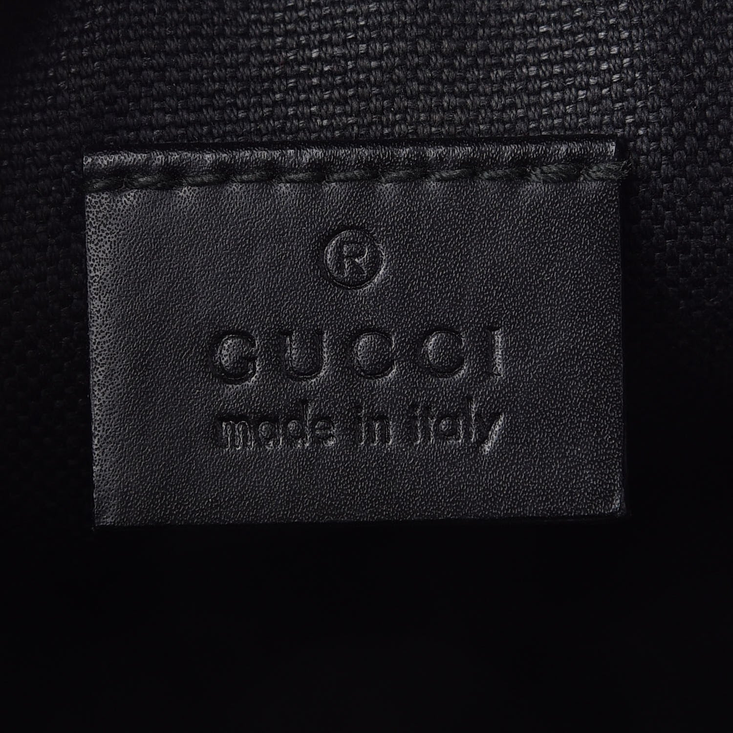 Gucci GG Supreme Monogram Appia Calfskin Web Small Camera Messenger Bag Black Grey 6 of 10