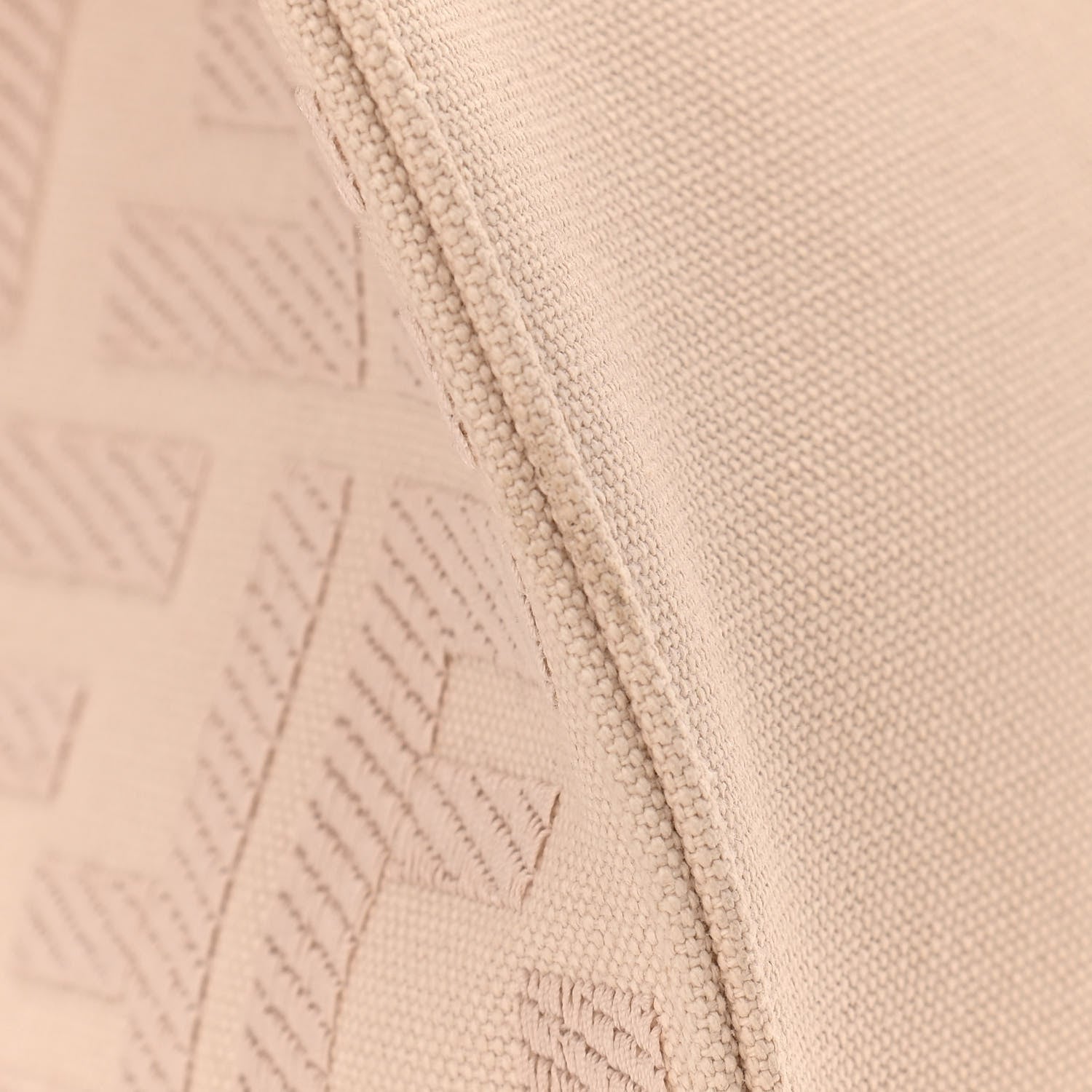 Fendi Canvas Vitello King FF Embroidered Medium Peekaboo X-Tote Poudre 12 of 13