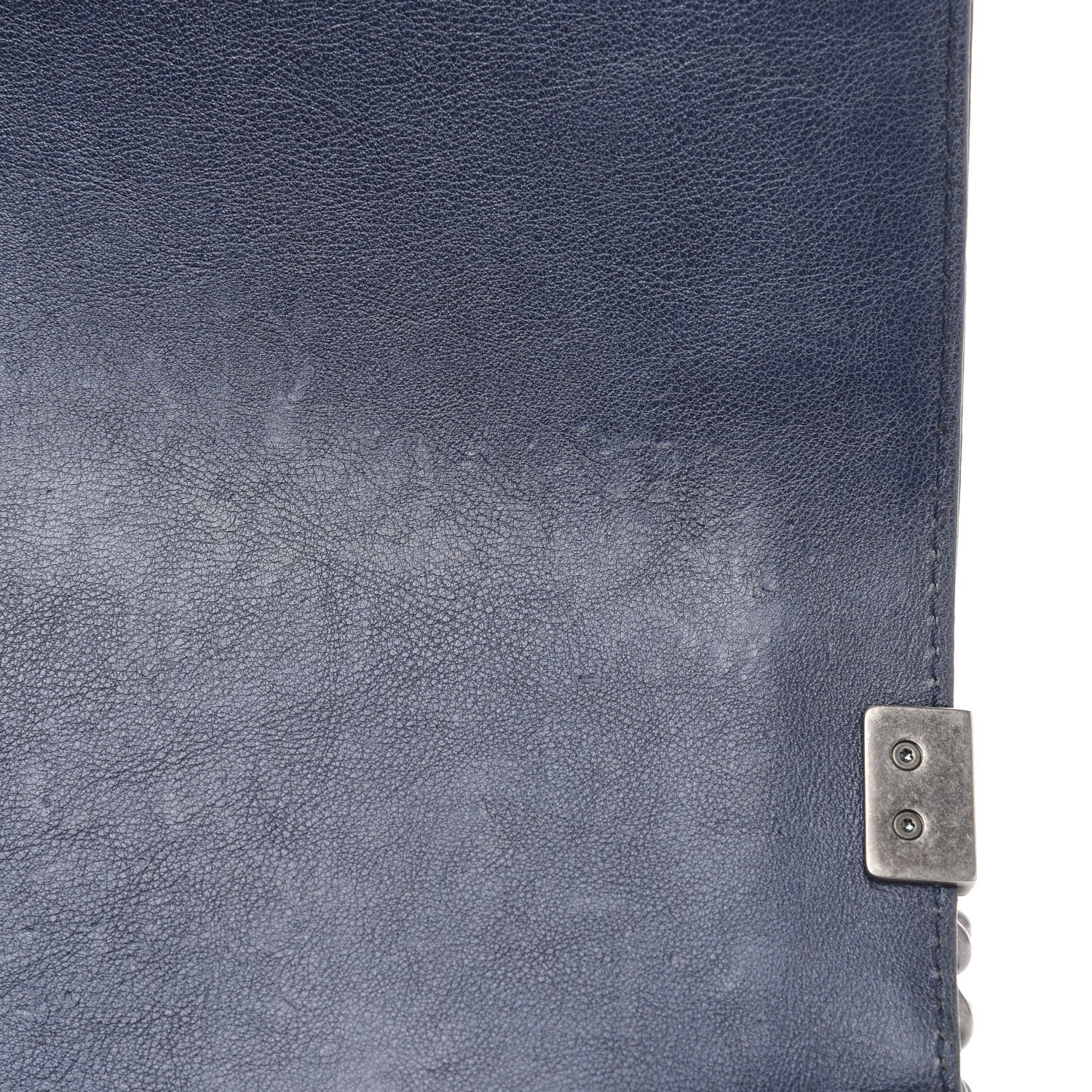 Chanel Calfskin Quilted Medium Boy Flap Dark Navy 10 of 14