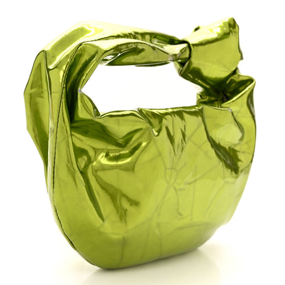 Bottega Veneta Metallic Crushed Calfskin Mini Jodie Chlorophyll 3 of 10