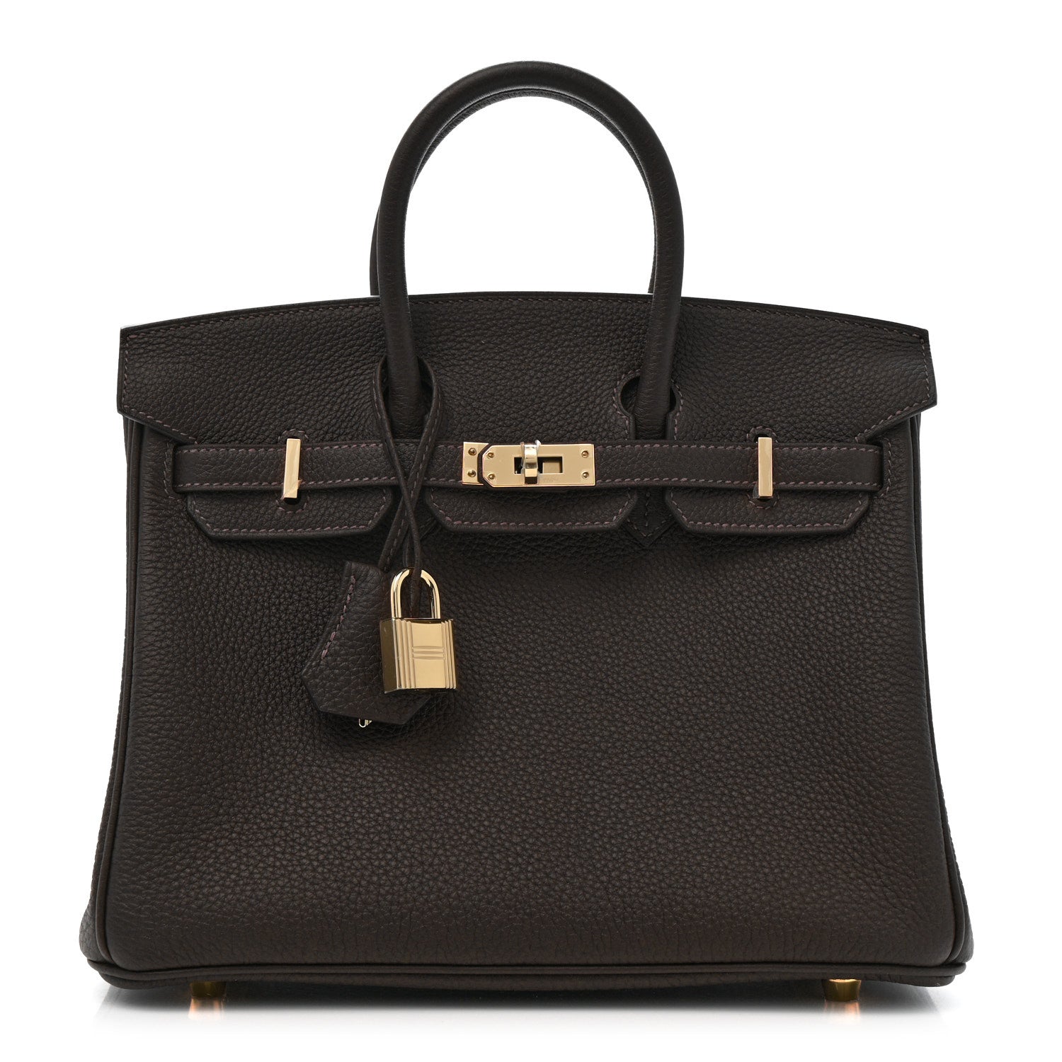 Hermes Togo Birkin 25 Bai Brun 1 of 12