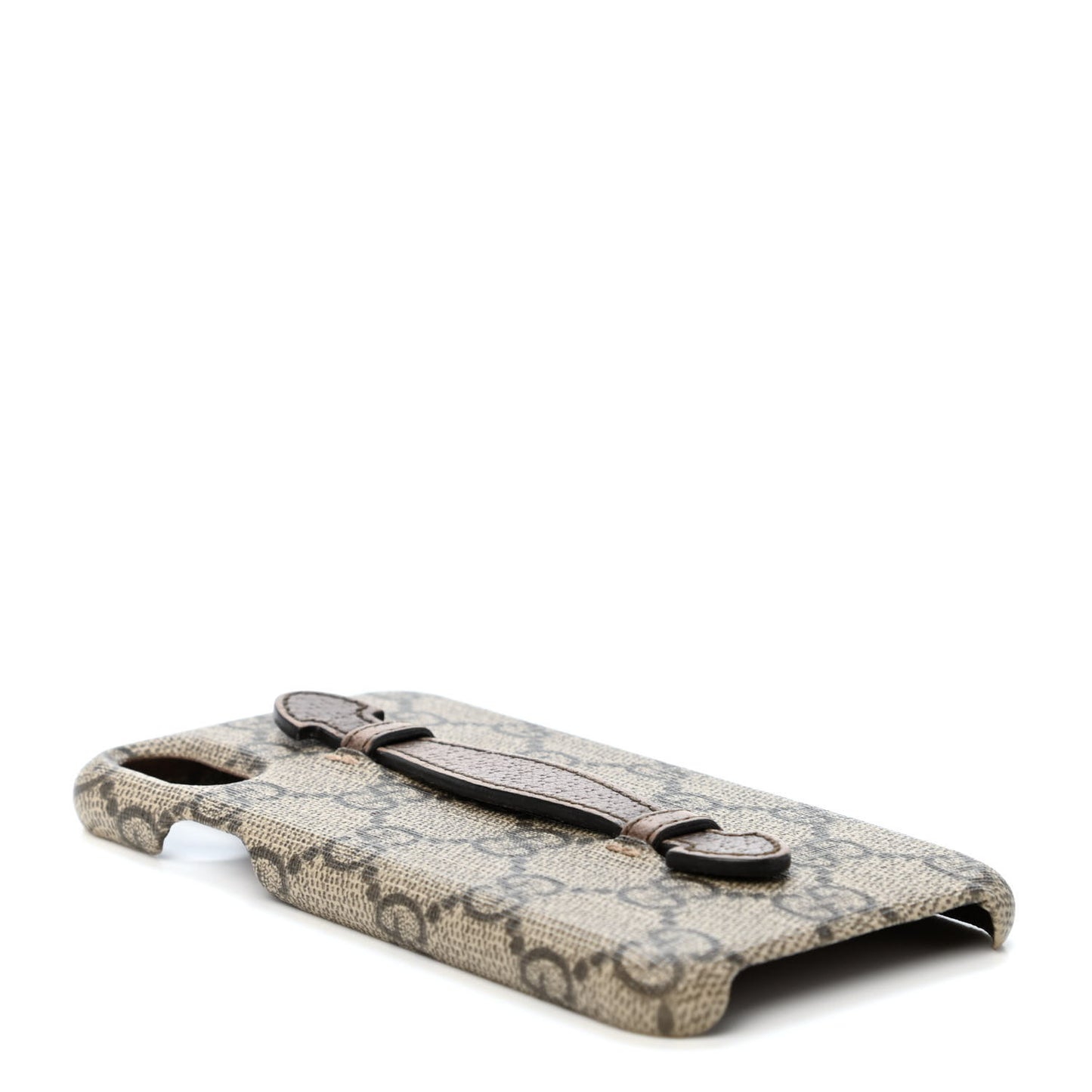 GG Supreme Monogram Top Handle iPhone X/XS Case Beige