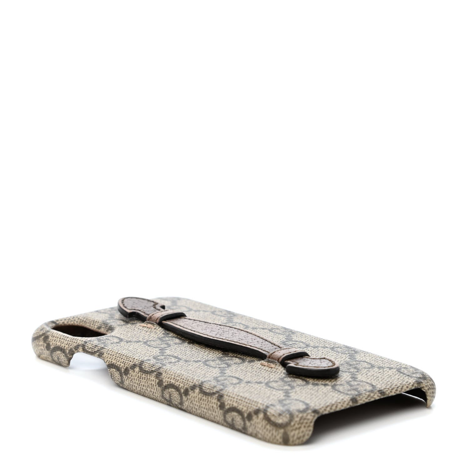 Gucci GG Supreme Monogram Top Handle iPhone X/XS Case Beige 4 of 4