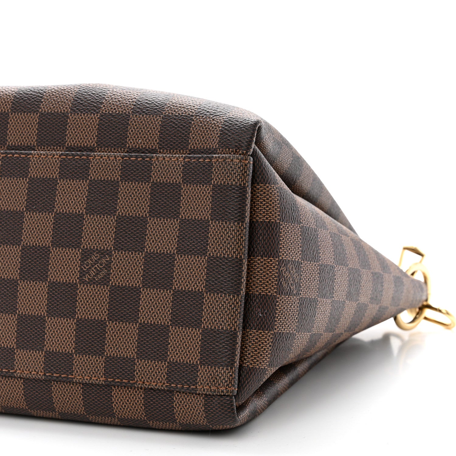 Louis Vuitton Damier Ebene Odeon Tote MM Black 9 of 10