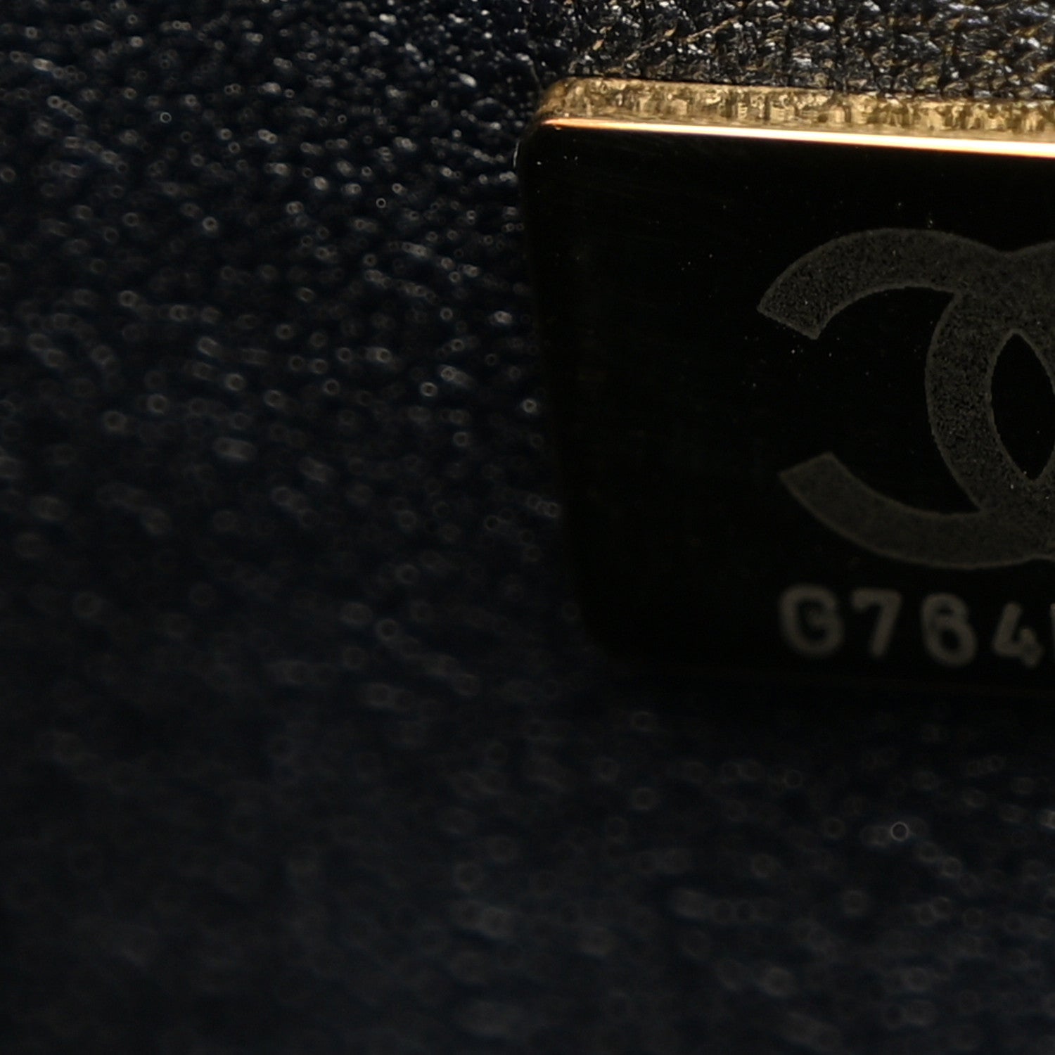 Chanel Shiny Lambskin Quilted Twisted Links Top Handle Flap Black 7 of 10