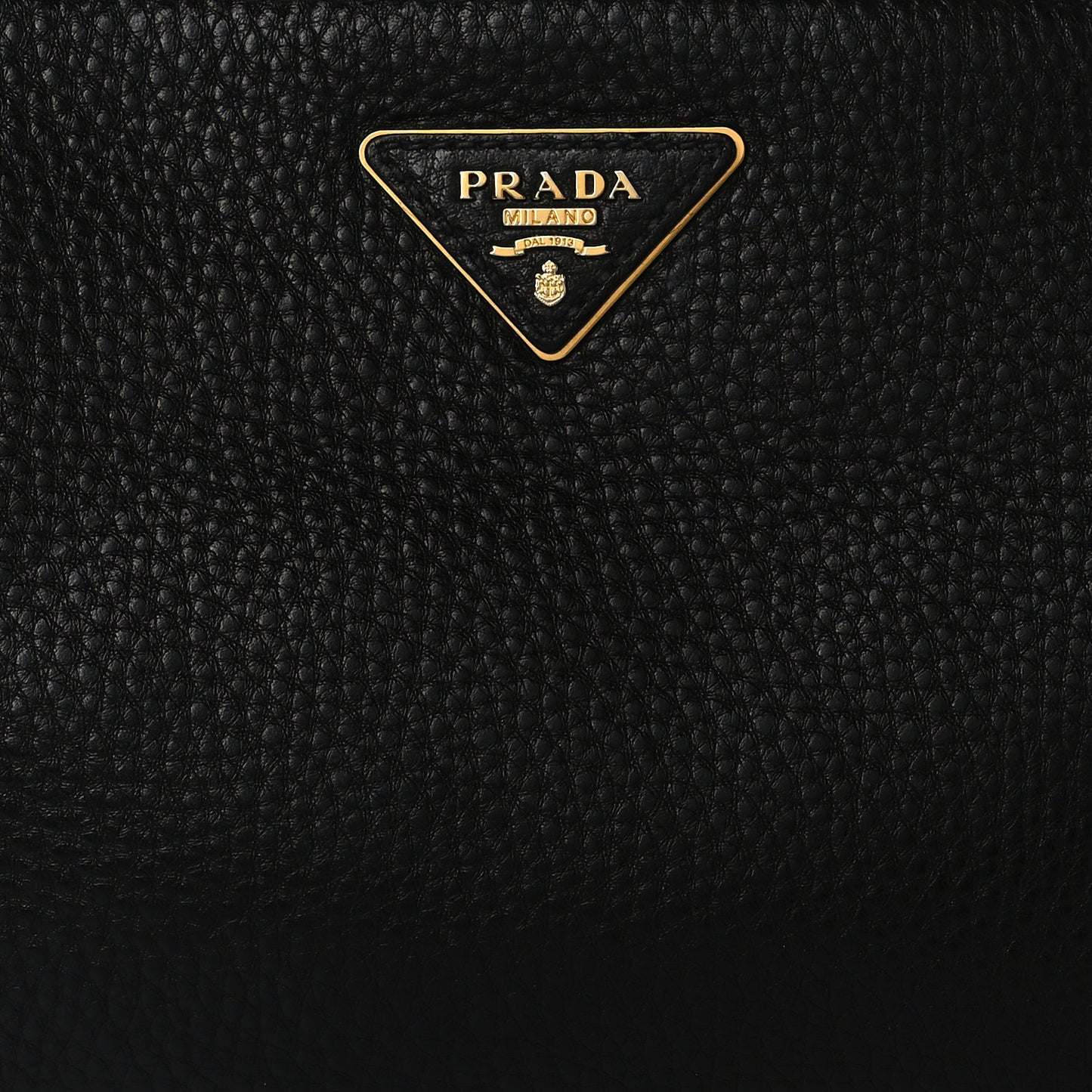 Vitello Daino Crossbody Bag Black