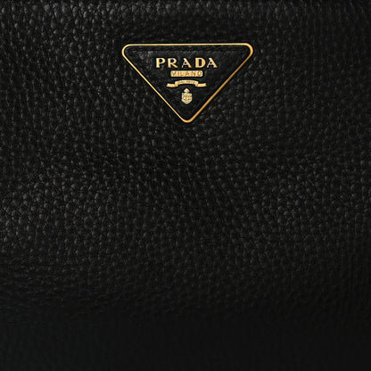 Prada Vitello Daino Crossbody Bag Black 7 of 9