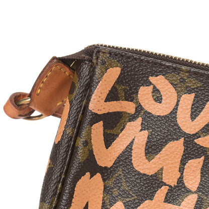 Louis Vuitton Monogram Graffiti Pochette Accessories Peach 10 of 12