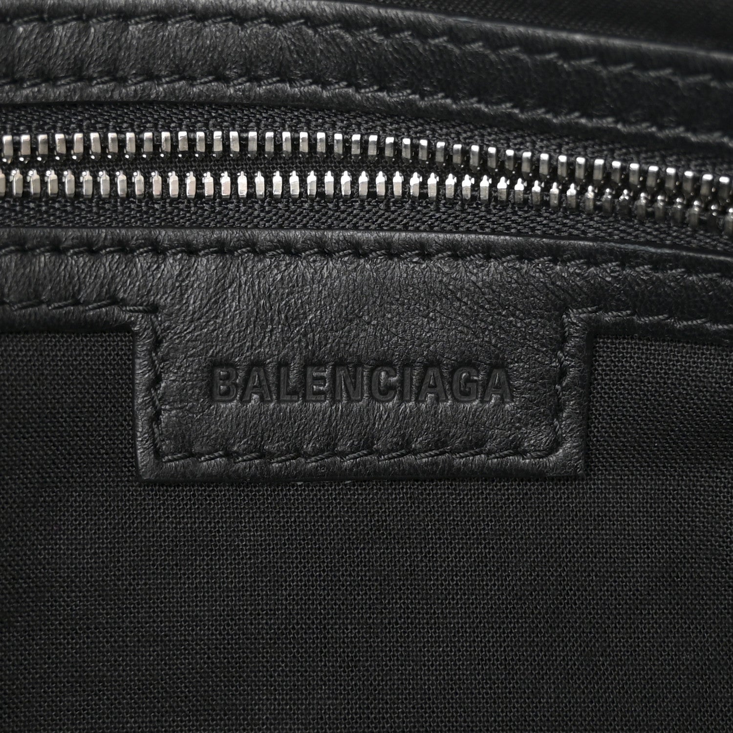 Balenciaga Agneau Arena Small Le Cagole Fringe Shoulder Bag Black 6 of 9