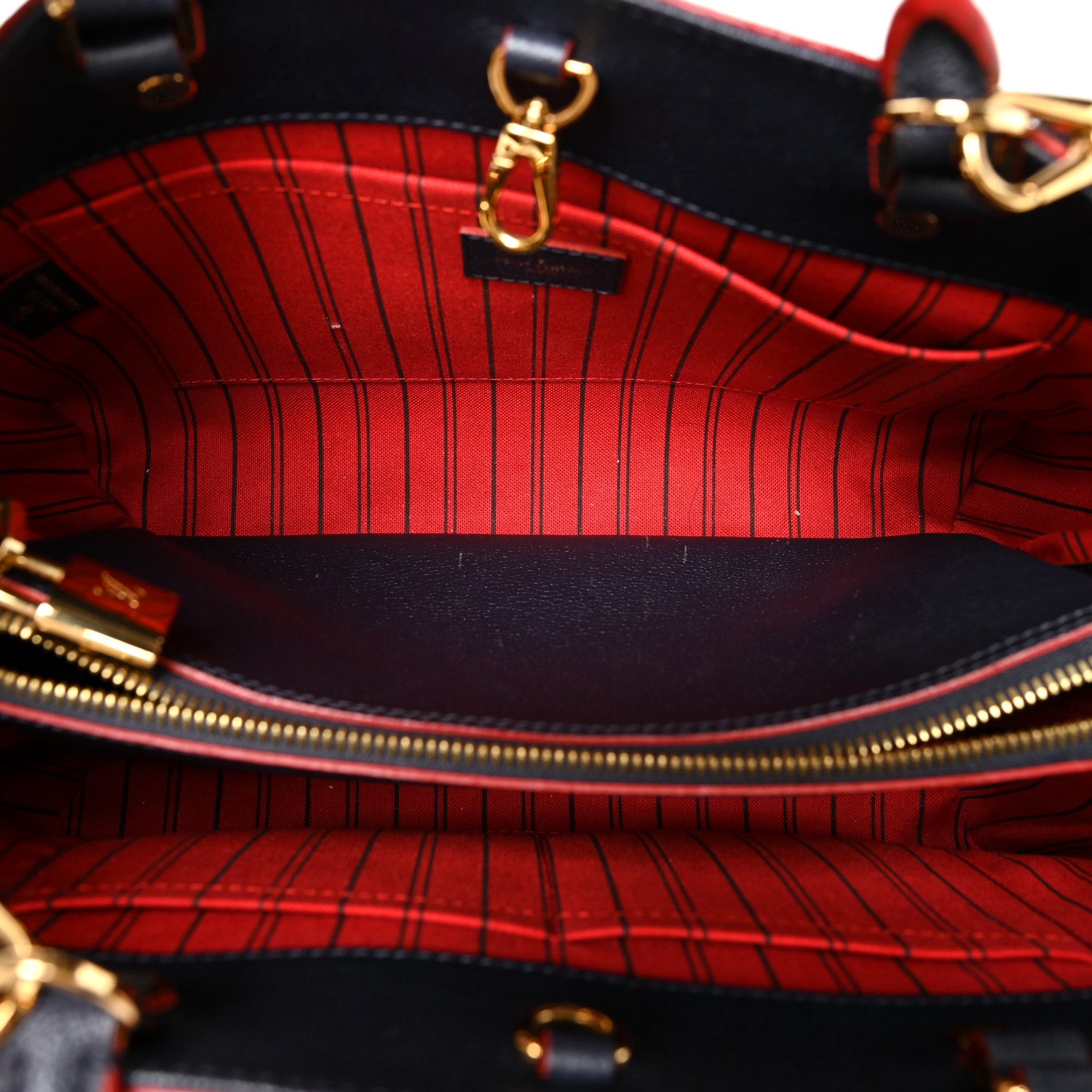 Louis Vuitton Empreinte Montaigne MM Marine Rouge 5 of 15