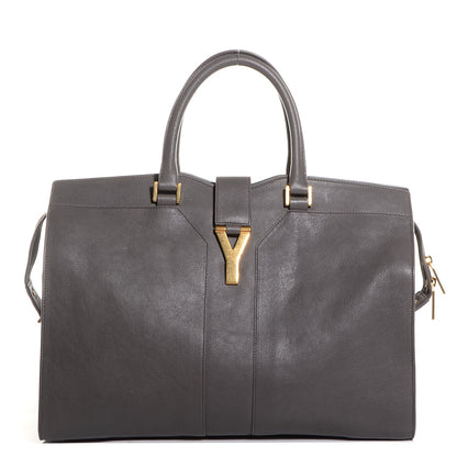 Saint Laurent Sheepskin Large Cabas ChYc Grey 1 of 8