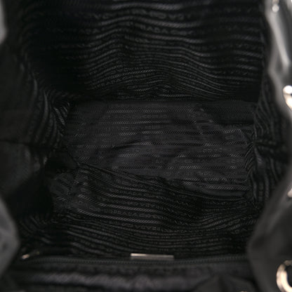 Prada Tessuto Nylon Saffiano Medium Backpack Black 5 of 9