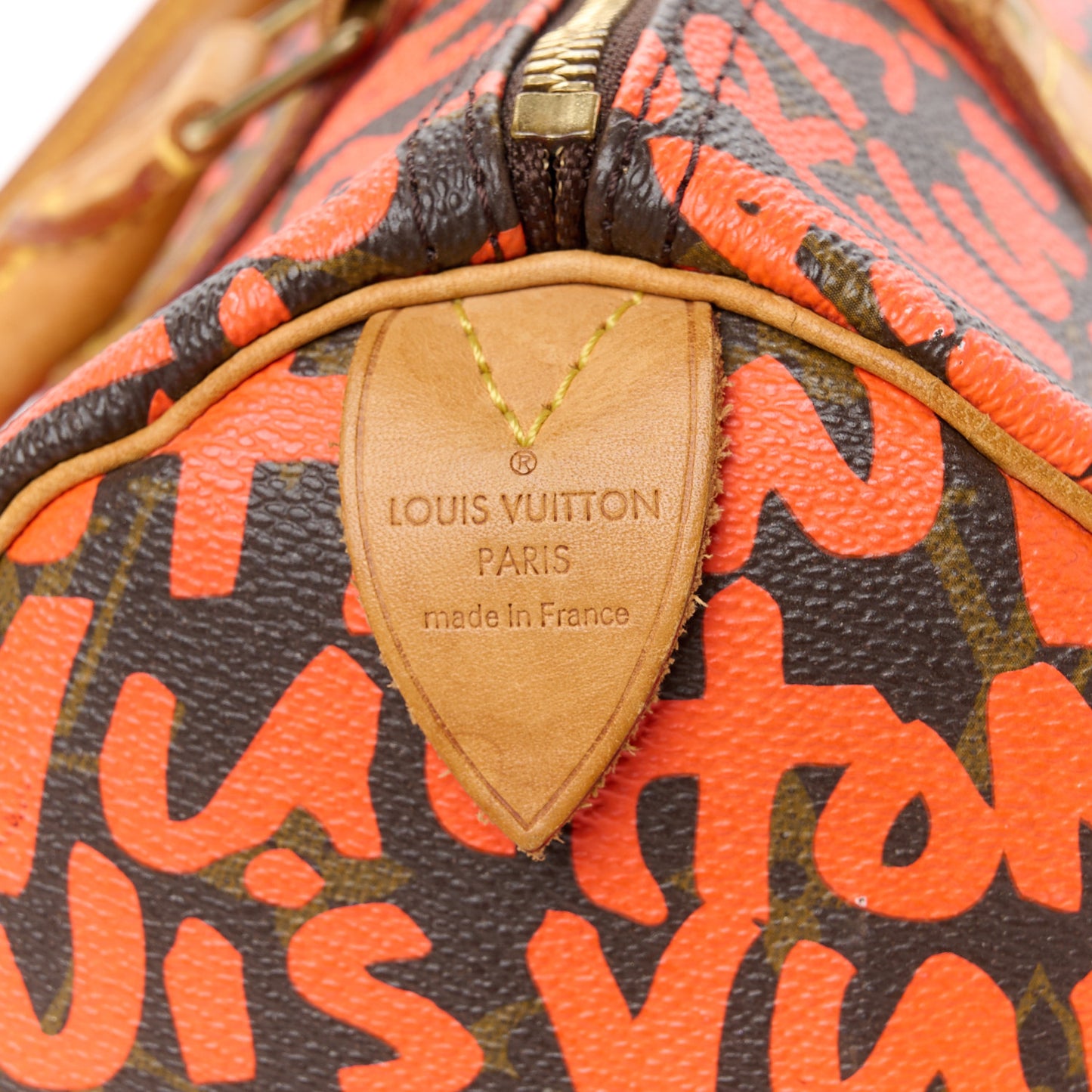 Monogram Graffiti Speedy 30 Orange