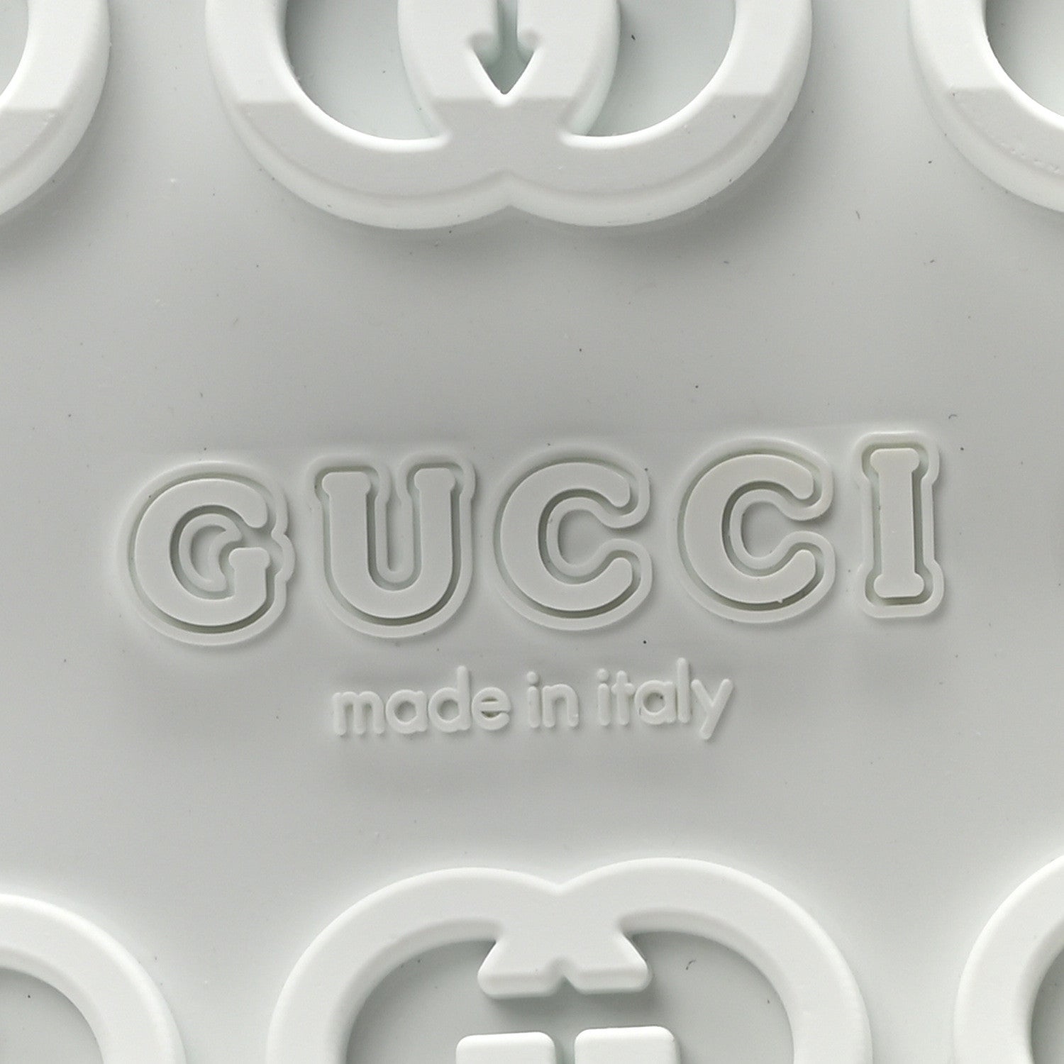 Gucci Soft Rubber Horsebit Touch Womens Strapped Sandals 36 Great White 7 of 10