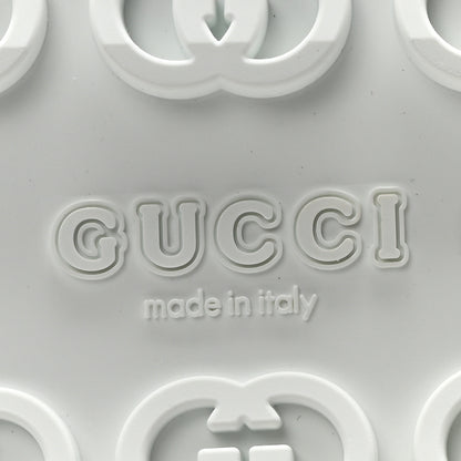 Gucci Soft Rubber Horsebit Touch Womens Strapped Sandals 36 Great White 7 of 10