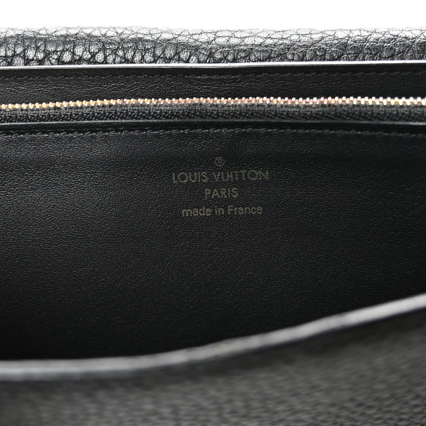 Taurillon Embellished Capucines Long Wallet Black