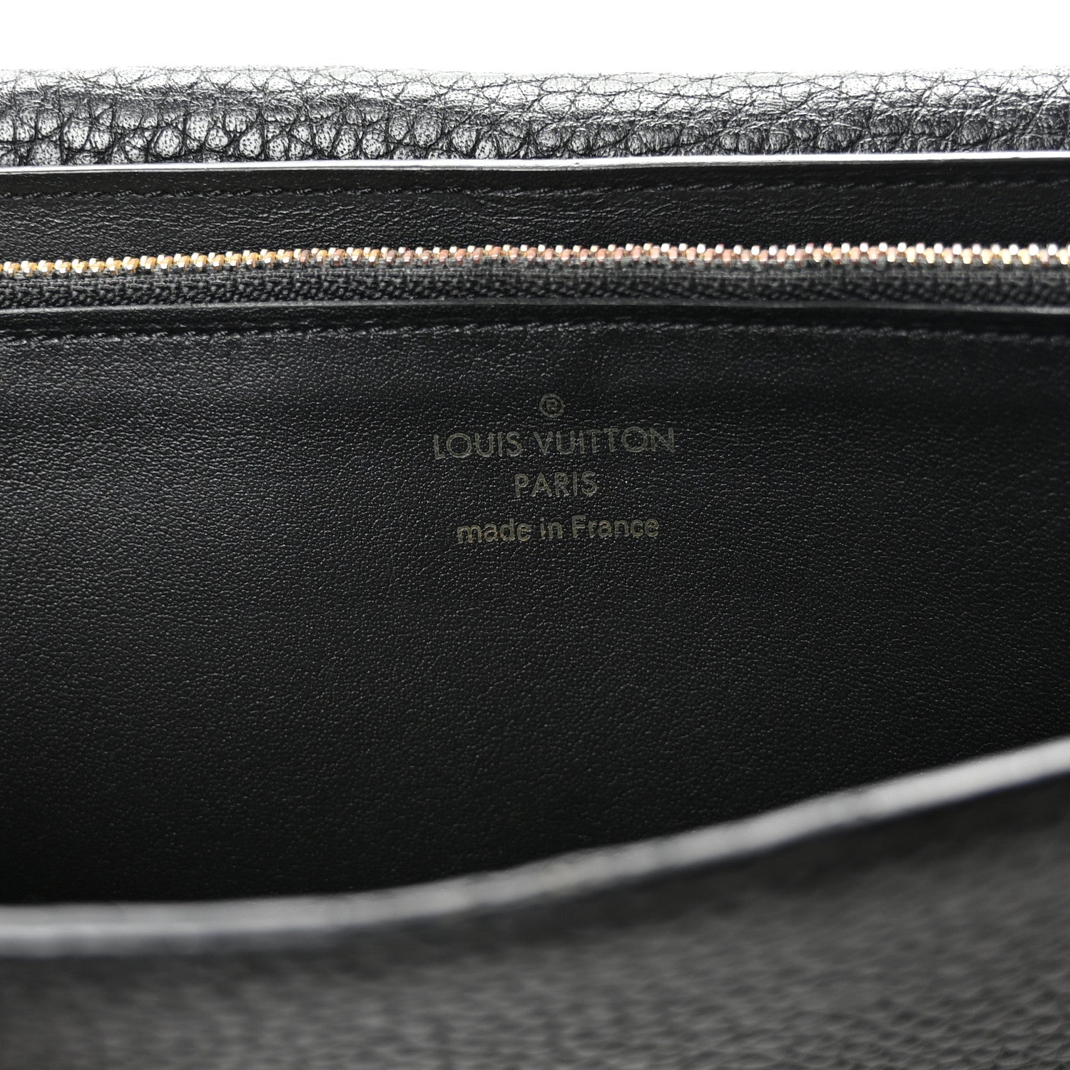 Louis Vuitton Taurillon Embellished Capucines Long Wallet Black 6 of 7