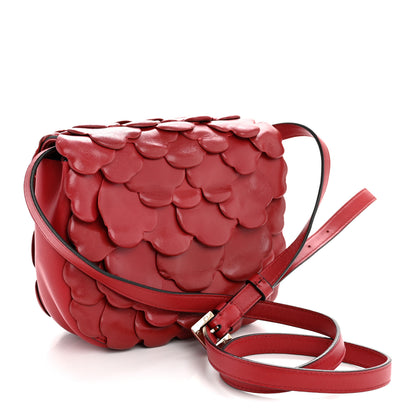 Valentino Garavani Nappa Atelier 03 Rose Edition Small Flap Crossbody Bag Cerise 3 of 15