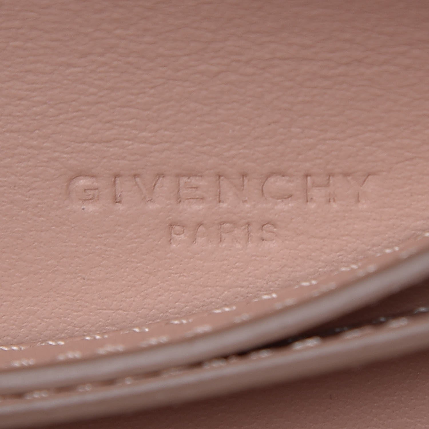 Givenchy Calfskin Logo Debossed Crossbody Light Pink 6 of 7