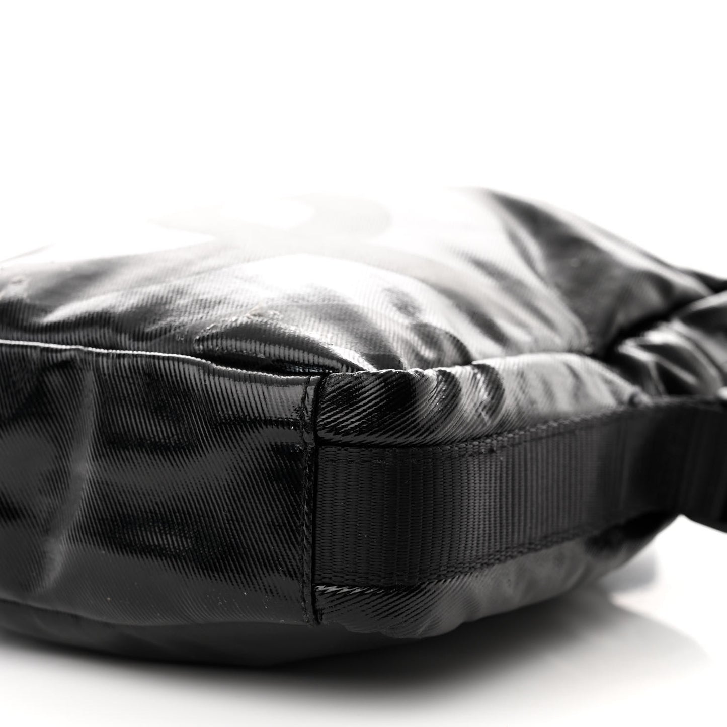 Coated Canvas Sport Crossbody Black