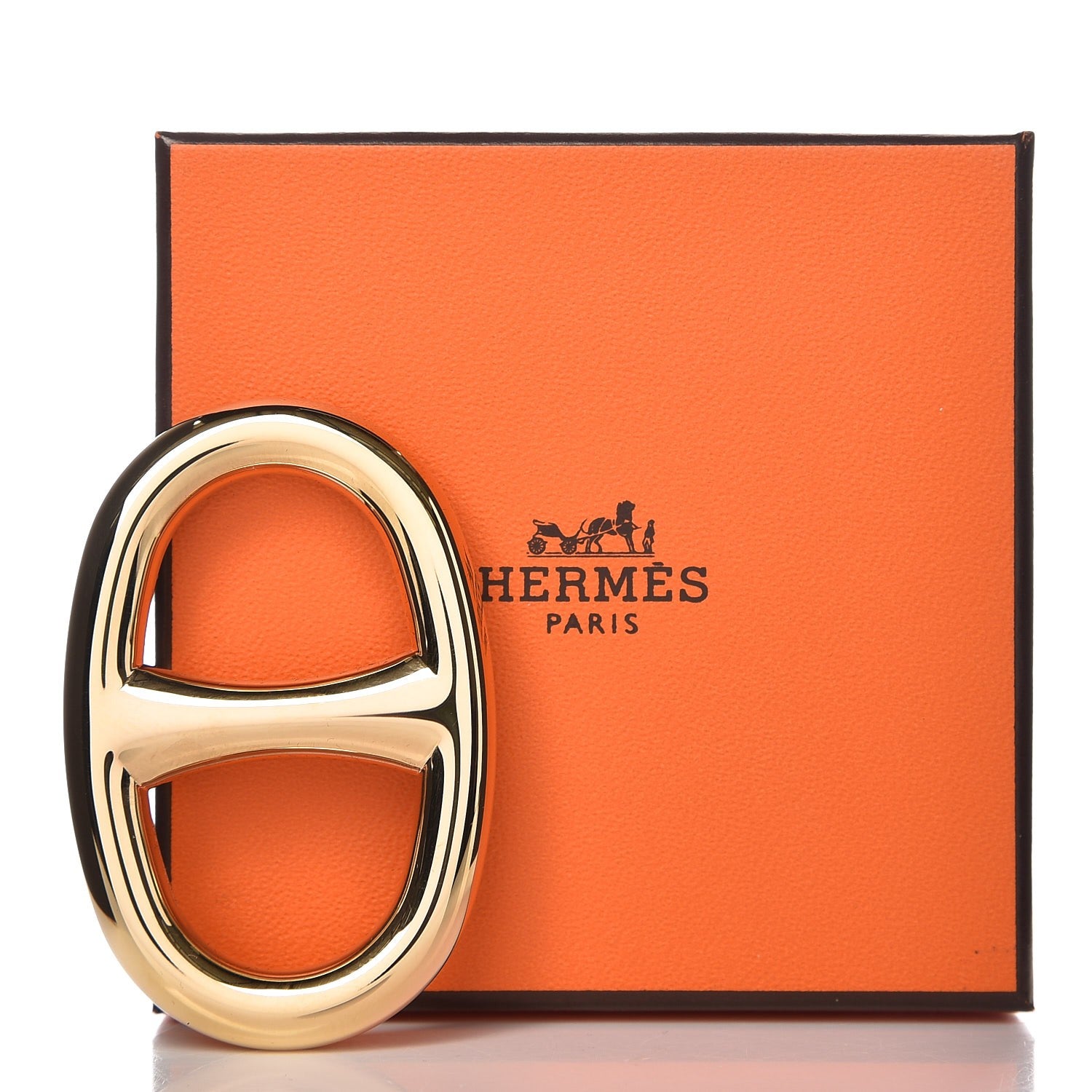 Hermes Permabrass Chaine D'Ancre Scarf Ring 3 of 3
