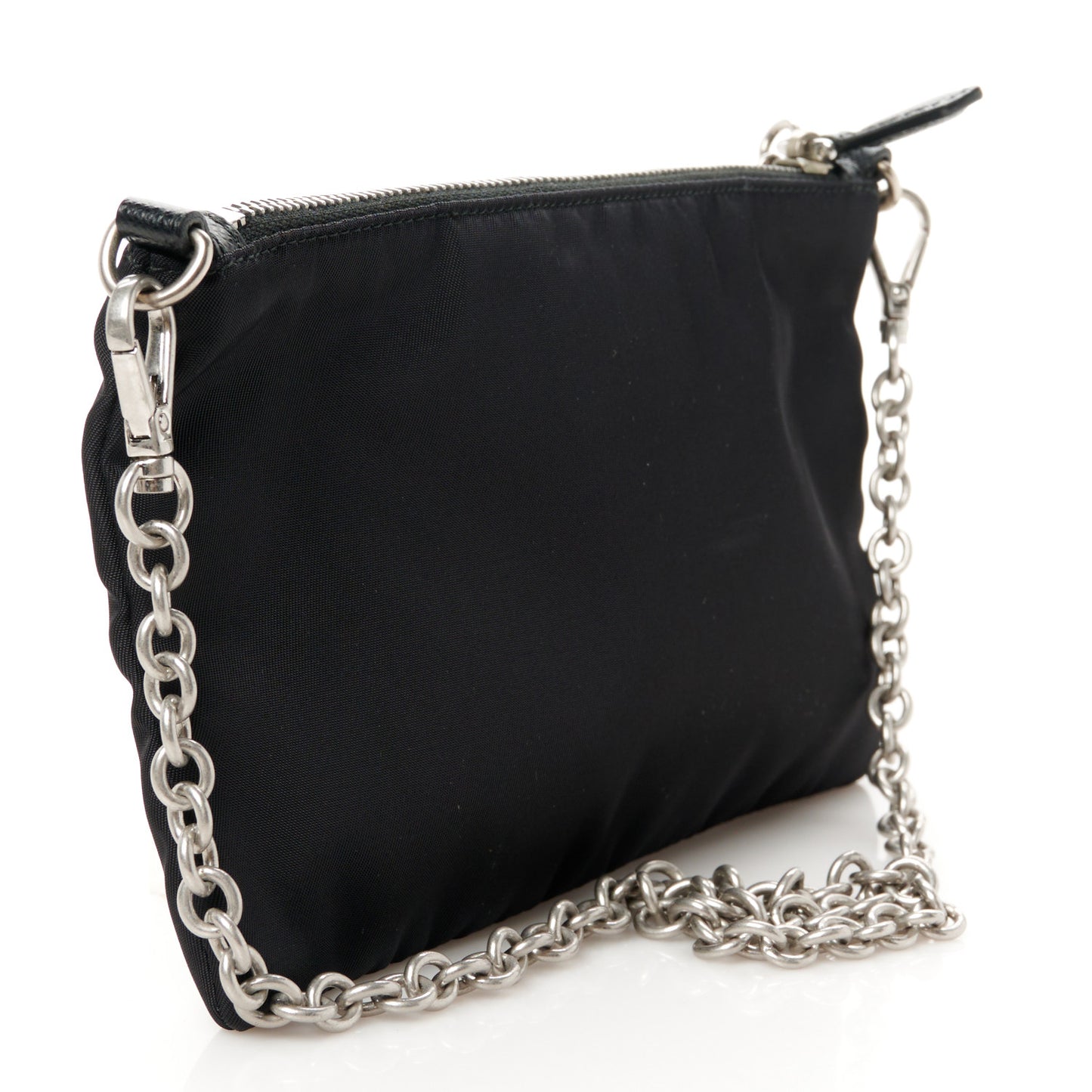 Tessuto Nylon Dog Chain Pouch Black